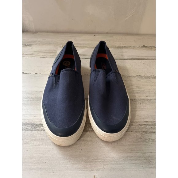 Polo Ralph Lauren navy blue canvas deck shoes size 12D - Picture 1 of 7